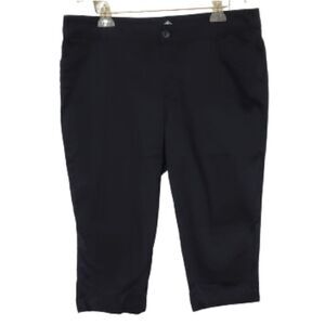 St. John's Bay Black Capris sz 18